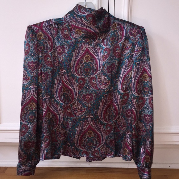 Women’s petite blouse. Multicolored. - Picture 1 of 5